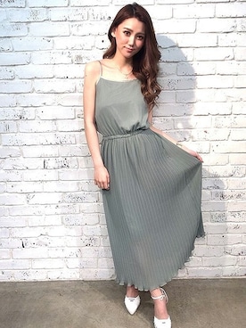 「プリーツ」｜Delyle NOIR STAFFさん（レディース・160cm）の春コーディネート