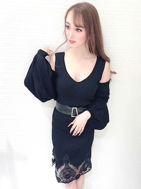 「春ワンピ」｜Delyle NOIR STAFFさん（レディース・160cm）の春コーディネート