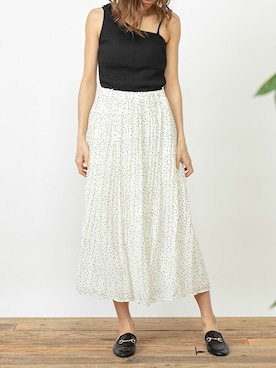 「ドット柄」｜Delyle NOIR STAFFさん（レディース・160cm）の春コーディネート