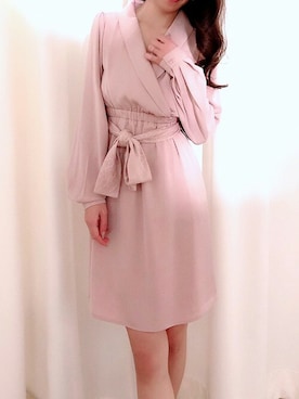 「春ワンピ」｜「アイテム（シャツワンピース）」を使った、Delyle NOIR STAFFさん（レディース・160cm）の夏コーディネート