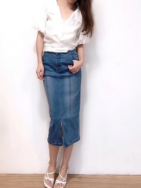 Delyle NOIR STAFFさん（レディース・160cm）の夏コーディネート