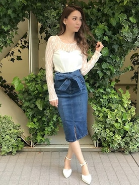 Delyle NOIR STAFFさん（レディース・160cm）の夏コーディネート