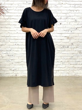 「DELYLE（デイライル）のアイテム」を使った、Delyle NOIR STAFFさん（レディース・160cm）の夏コーディネート