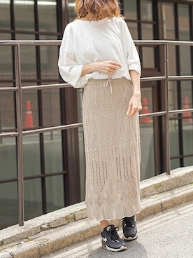 Delyle NOIR STAFFさん（レディース・160cm）の夏コーディネート