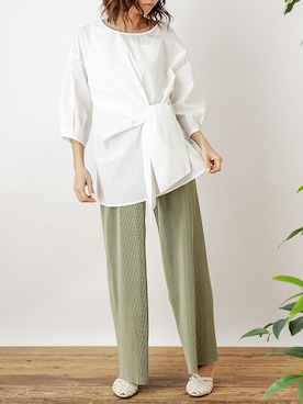 Delyle NOIR STAFFさん(レディース・160cm)の夏コーディネート