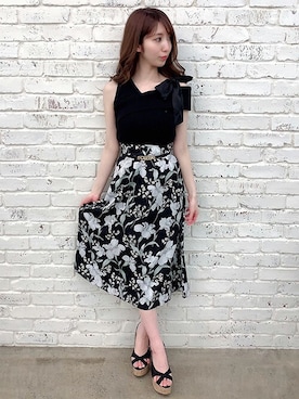 Delyle NOIR STAFFさん（レディース・160cm）の夏コーディネート