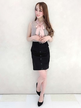 Delyle NOIR STAFFさん（レディース・160cm）の夏コーディネート