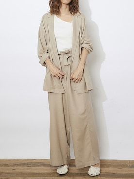 「DELYLE（デイライル）のアイテム」を使った、Delyle NOIR STAFFさん（レディース・160cm）の夏コーディネート