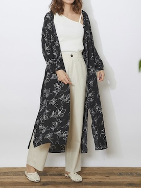 「シャツワンピ」｜Delyle NOIR STAFFさん（レディース・160cm）の夏コーディネート