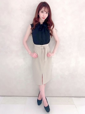 Delyle NOIR STAFFさん（レディース・160cm）の夏コーディネート