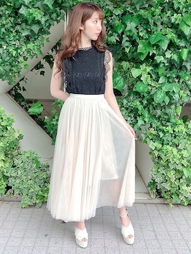 Delyle NOIR STAFFさん(レディース・160cm)の夏コーディネート