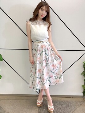 Delyle NOIR STAFFさん（レディース・160cm）の夏コーディネート