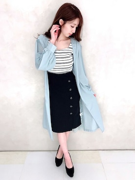 Delyle NOIR STAFFさん（レディース・160cm）の夏コーディネート