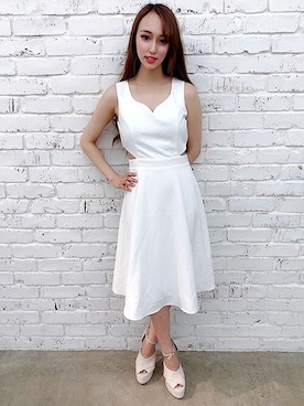 Delyle NOIR STAFFさん（レディース・160cm）の夏コーディネート