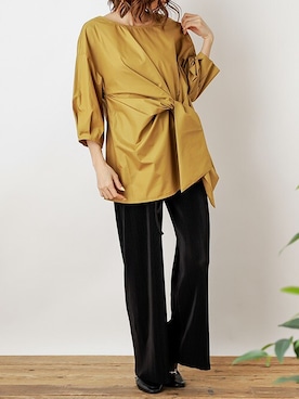 「DELYLE（デイライル）のアイテム」を使った、Delyle NOIR STAFFさん（レディース・160cm）の夏コーディネート