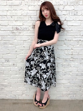 Delyle NOIR STAFFさん（レディース・160cm）の夏コーディネート