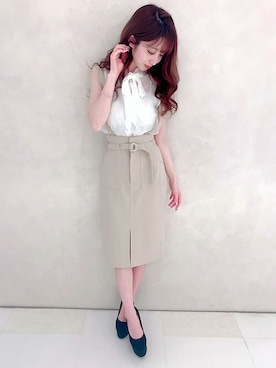 Delyle NOIR STAFFさん（レディース・160cm）の夏コーディネート