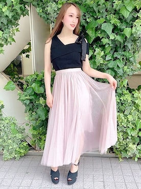 Delyle NOIR STAFFさん(レディース・160cm)の夏コーディネート