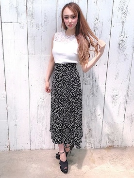 Delyle NOIR STAFFさん（レディース・160cm）の夏コーディネート