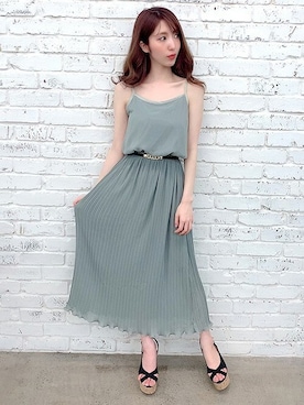 Delyle NOIR STAFFさん（レディース・160cm）の夏コーディネート