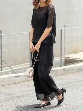 Delyle NOIR STAFFさん（レディース・160cm）の夏コーディネート