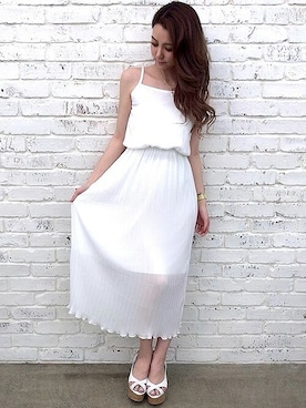 Delyle NOIR STAFFさん（レディース・160cm）の夏コーディネート