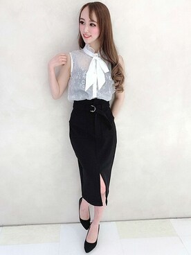 Delyle NOIR STAFFさん（レディース・160cm）の夏コーディネート