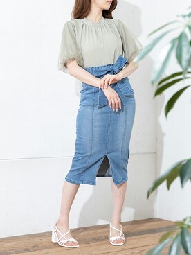 Delyle NOIR STAFFさん（レディース・160cm）の夏コーディネート