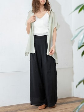 Delyle NOIR STAFFさん（レディース・160cm）の夏コーディネート