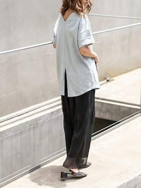 Delyle NOIR STAFFさん（レディース・160cm）の夏コーディネート