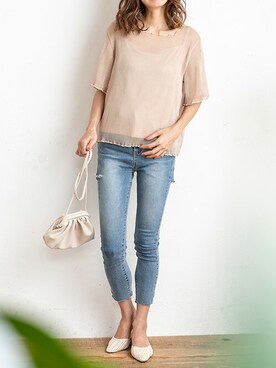 Delyle NOIR STAFFさん（レディース・160cm）の夏コーディネート