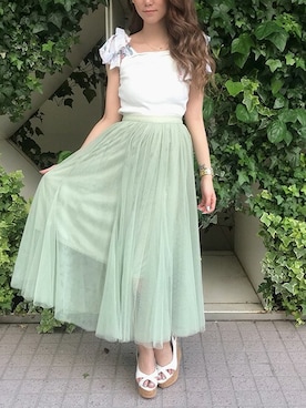 Delyle NOIR STAFFさん(レディース・160cm)の夏コーディネート