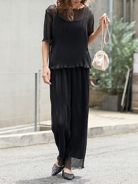 Delyle NOIR STAFFさん（レディース・160cm）の夏コーディネート