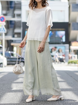 Delyle NOIR STAFFさん（レディース・160cm）の夏コーディネート