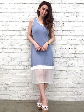 Delyle NOIR STAFFさん（レディース・160cm）の夏コーディネート