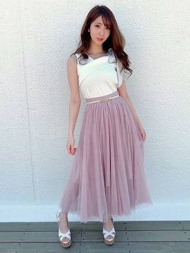 Delyle NOIR STAFFさん(レディース・160cm)の夏コーディネート