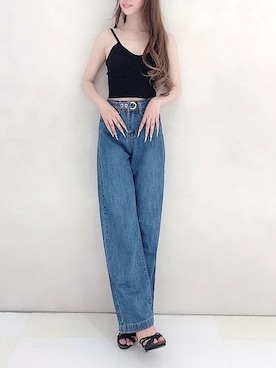 「肌見せ」｜Delyle NOIR STAFFさん（レディース・160cm）の秋コーディネート