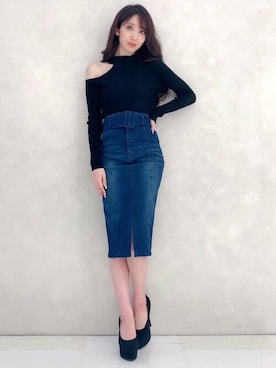 「セクシー」｜Delyle NOIR STAFFさん（レディース・160cm）の秋コーディネート