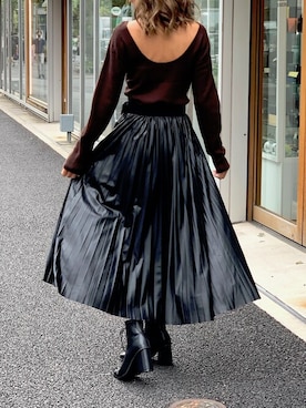 「DELYLE（デイライル）のアイテム」を使った、Delyle NOIR STAFFさん（レディース・160cm）の秋コーディネート