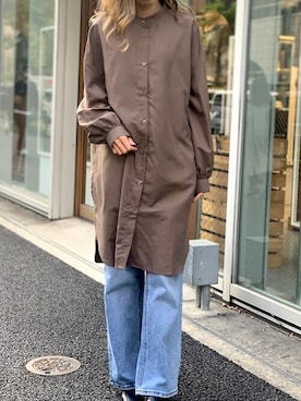 「DELYLE（デイライル）のアイテム」を使った、Delyle NOIR STAFFさん（レディース・160cm）の秋コーディネート