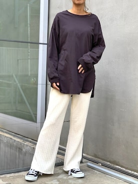 「コンバース ハイカット」｜Delyle NOIR STAFFさん（レディース・160cm）の秋コーディネート