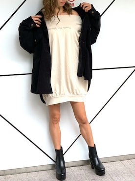 「CPOシャツ」｜Delyle NOIR STAFFさん（レディース・160cm）の秋コーディネート