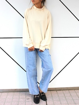 「DELYLE（デイライル）のアイテム」を使った、Delyle NOIR STAFFさん（レディース・160cm）の秋コーディネート