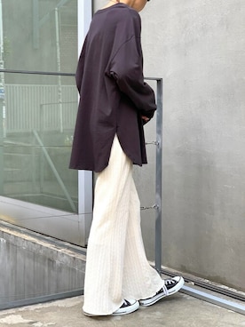 「DELYLE（デイライル）のアイテム」を使った、Delyle NOIR STAFFさん（レディース・160cm）の秋コーディネート