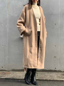「DELYLE（デイライル）のアイテム」を使った、Delyle NOIR STAFFさん（レディース・160cm）の秋コーディネート