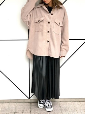 「DELYLE（デイライル）のアイテム」を使った、Delyle NOIR STAFFさん（レディース・160cm）の秋コーディネート