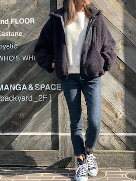 Delyle NOIR STAFFさん（レディース・160cm）の秋コーディネート