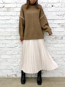 Delyle NOIR STAFFさん(レディース・160cm)の冬コーディネート