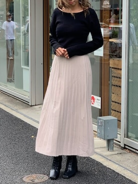 Delyle NOIR STAFFさん(レディース・160cm)の冬コーディネート