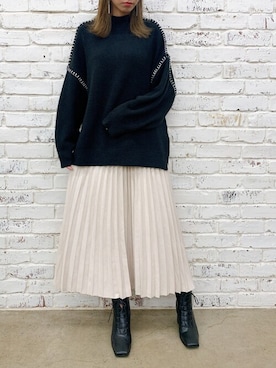 Delyle NOIR STAFFさん(レディース・160cm)の冬コーディネート